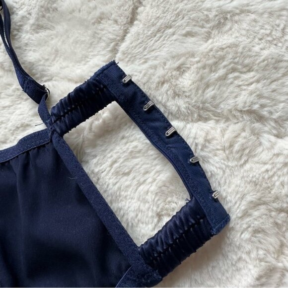 Victoria's Secret | Navy Blue Dream Angels Unlined Balconet Bra | Size 34D - Picture 10 of 13